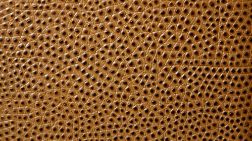 Brown Leather Texture Close-Up