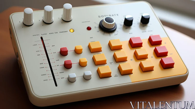 Vintage Synthesizer - Electronic Music Creation AI Image