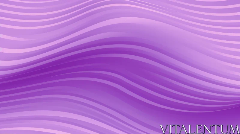 Purple Waves Abstract Background AI Image