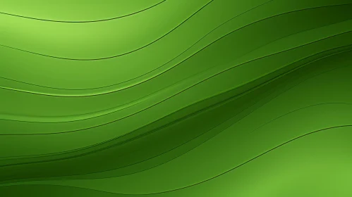 Green Gradient Waves Background