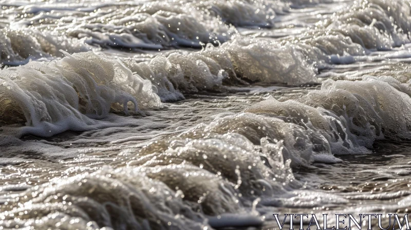 AI ART Ocean Waves in Motion - Captivating Seascape Photography