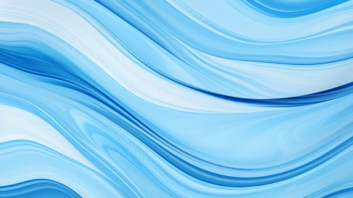 Blue and White Abstract Painting - Decorative Background Art