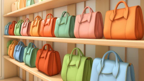 Chic Handbags Collection at a Store