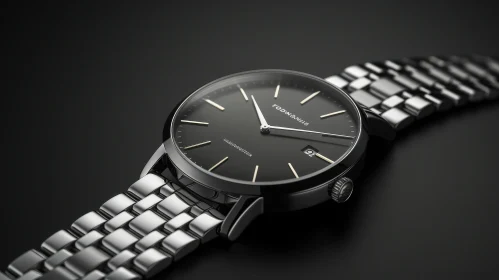 Elegant Wristwatch Close-up