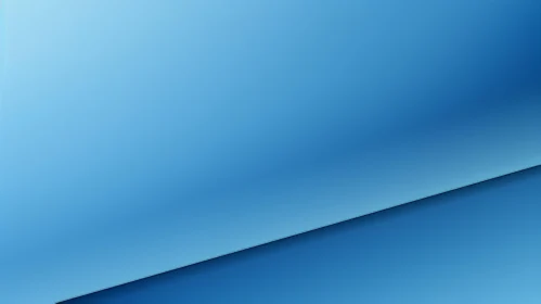 Blue Background with Diagonal Line - Minimalist Design