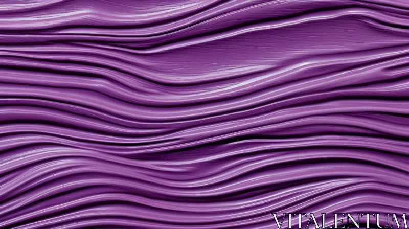 Smooth Purple Waves Pattern for Backgrounds AI Image