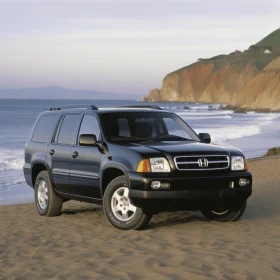 Toyota SUV on Sandy Beach: A Captivating Blend of American Iconography and Flemish Baroque