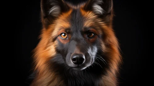 Rare Red Wolf Portrait - Wildlife Photography