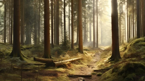 Enchanting Misty Forest Photography