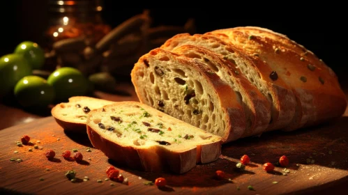 Delicious Bread Photography on Cutting Board