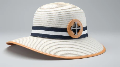 Stylish Woman's Summer Hat - 3D Rendering