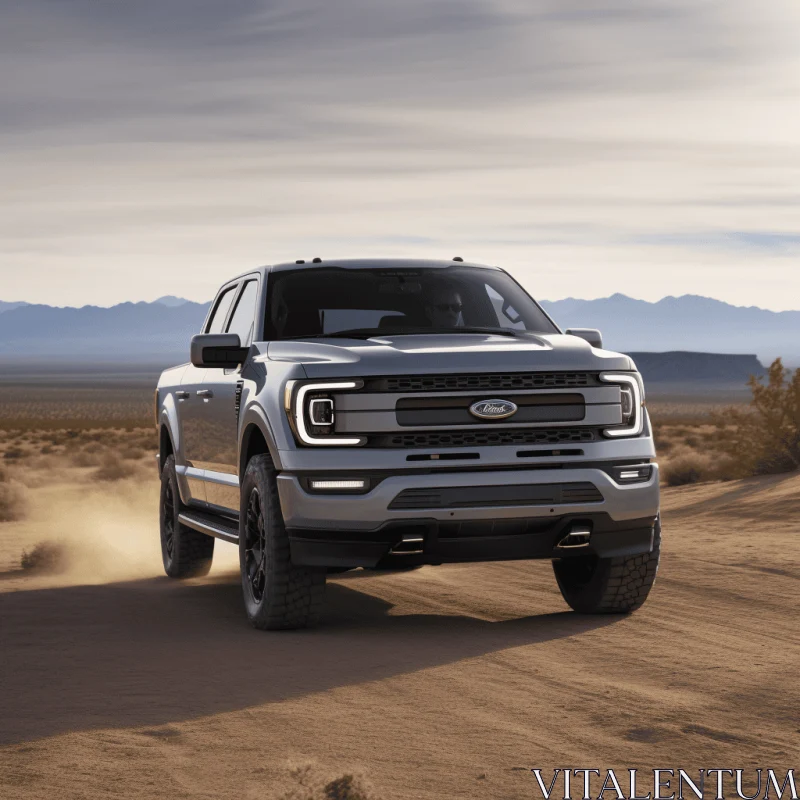 2020 Ford F150 Supercrew: Conquer the Sand in Style AI Image