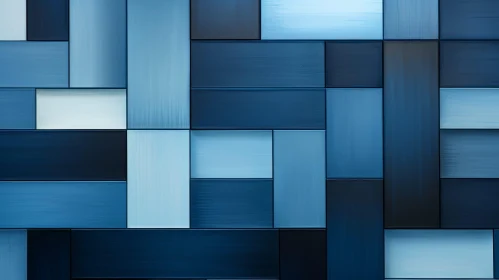 Blue Geometric Abstract Background
