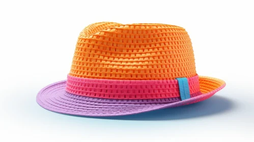 Stylish Multi-Colored Straw Hat for Fashion Enthusiasts