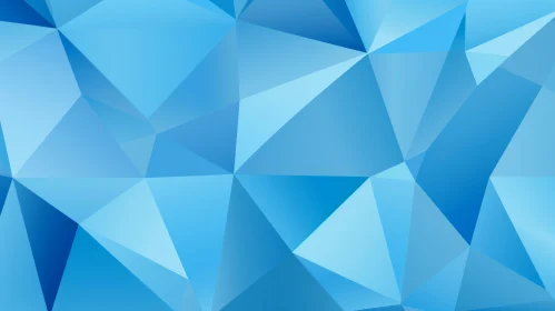 Blue Polygonal Background | Vector Illustration