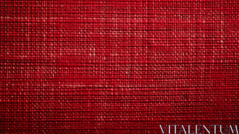 AI ART Red Fabric Texture with Small Dots - Detailed Pattern