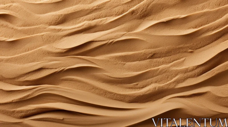 Close-Up Sand Dune Photography AI Image
