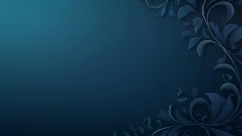 Elegant Blue Floral Background for Formal Events