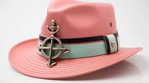 Pink Cowboy Hat with Silver Concho | Fashion Accessory
