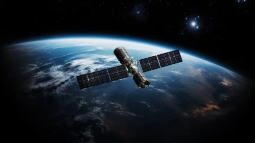 Satellite Orbiting Earth: A Symbol of Technological Advancement