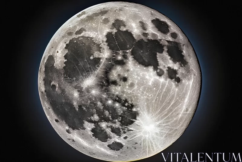 AI ART Captivating Full Moon Artwork: A Dreamlike Composition