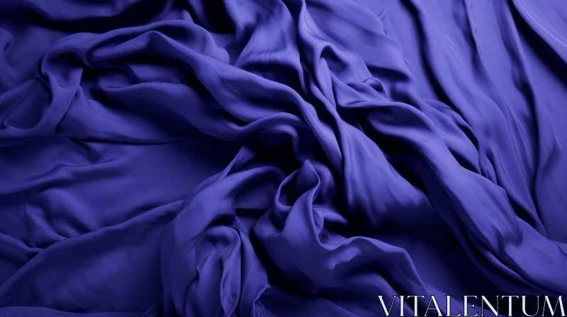 Elegant Purple Silk Fabric - Soft Texture and Luxury AI Image