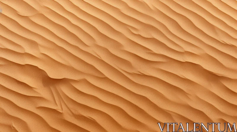 Rippled Sand Dune Texture AI Image