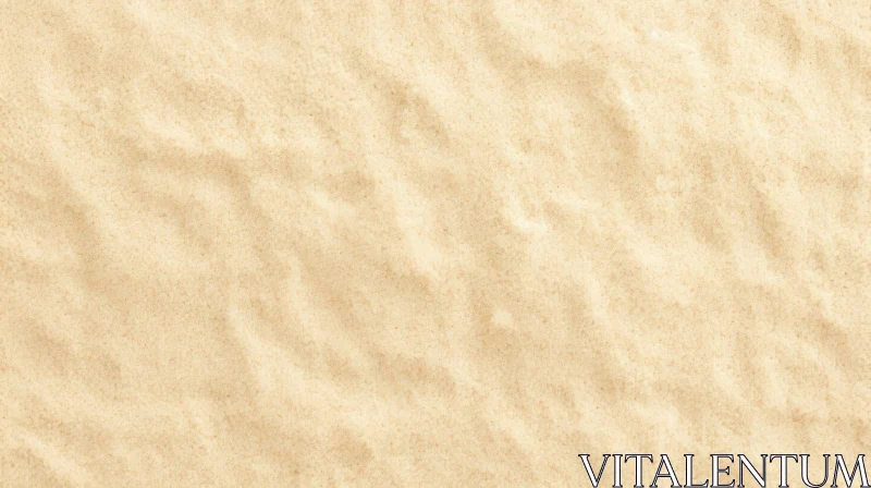 Warm Sand Texture Close-Up View AI Image