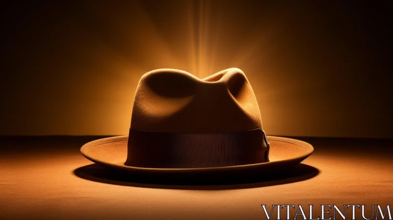 Brown Fedora Hat Photography AI Image