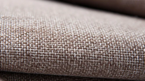 Brown Fabric Texture Close-up