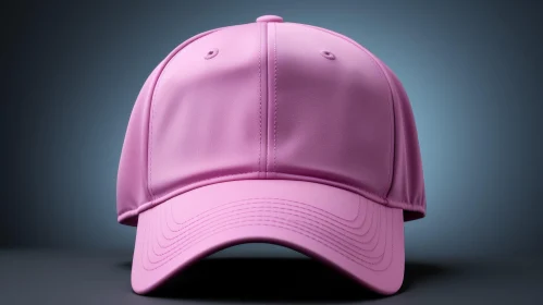 Pink Baseball Cap 3D Rendering