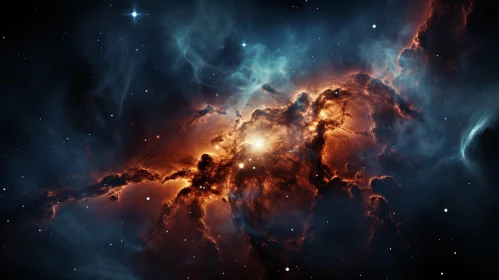 Enigmatic Nebula: A Cosmic Artistry