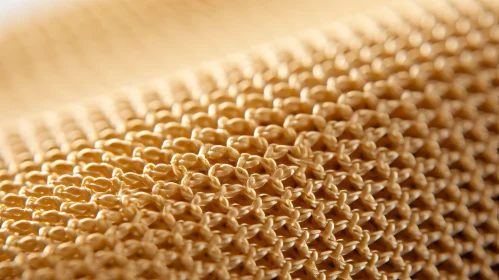 Brown Rubber Mesh Fabric Close-Up Texture