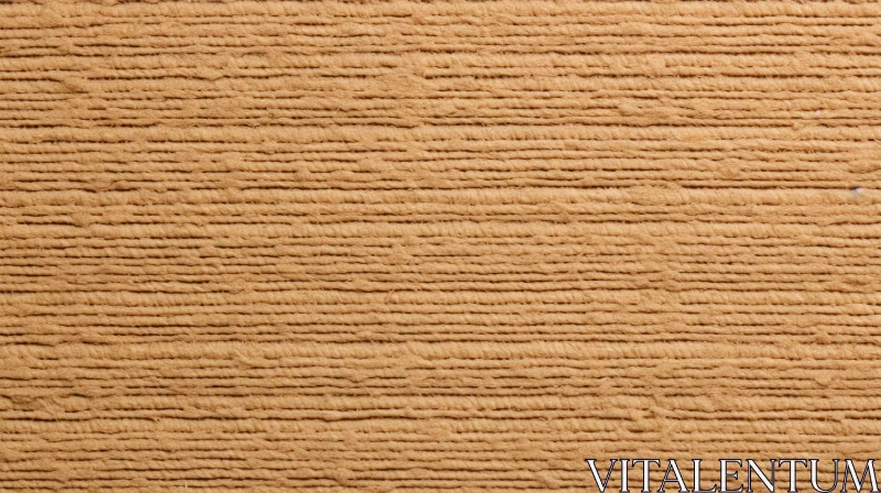 AI ART Brown Ribbed Texture Synthetic Fiber Carpet Close-Up
