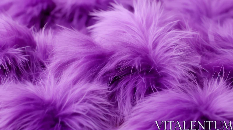 AI ART Soft Purple Fur Texture Background