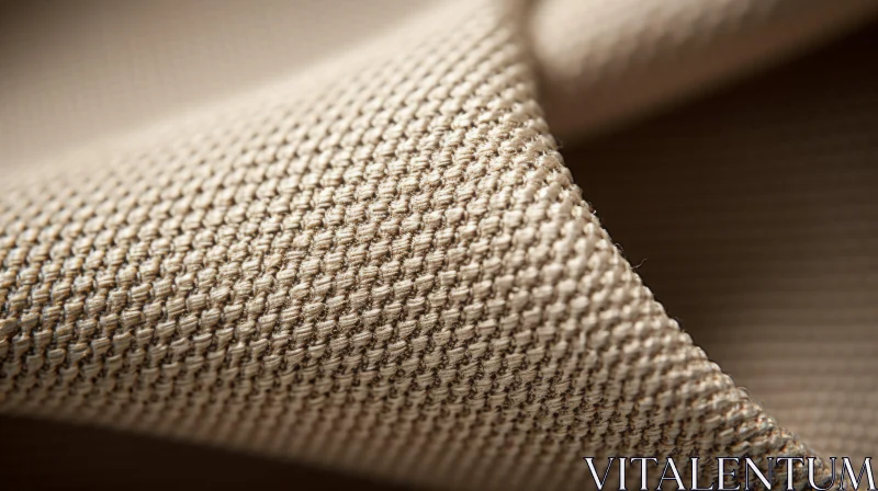 AI ART Beige Fabric Close-up Texture