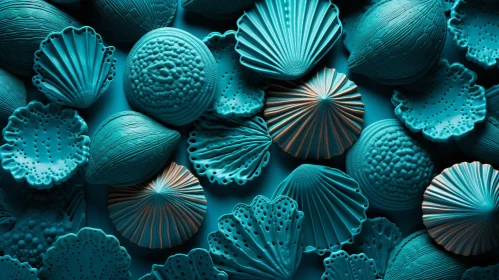 Colorful Seashell Textures - Close-up Photography