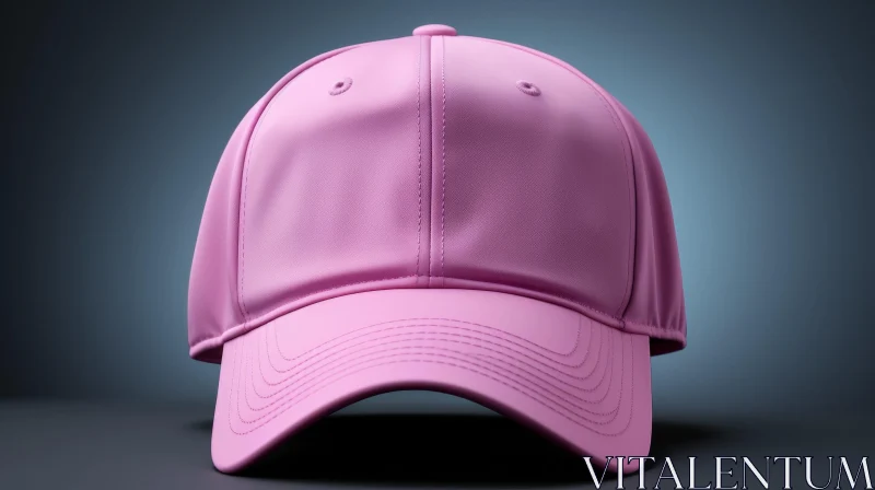 Pink Baseball Cap 3D Rendering AI Image