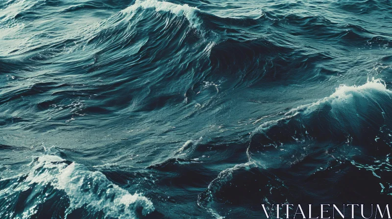 AI ART Powerful Ocean Waves - Capturing the Drama of the Sea