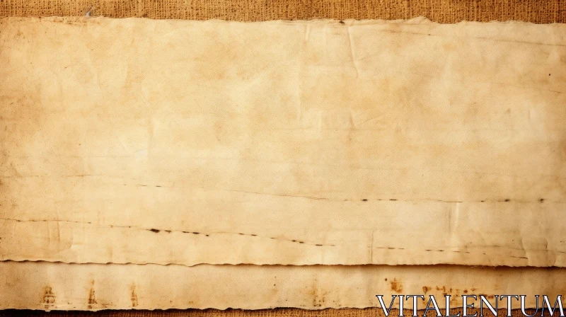Vintage Paper Texture - Weathered Old Paper Background AI Image