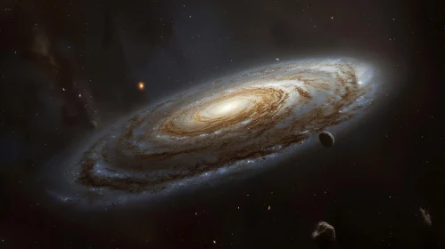Enchanting Spiral Galaxy - Cosmic Beauty Captured