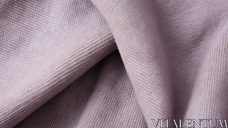Pink Fabric Texture Close-Up AI Image