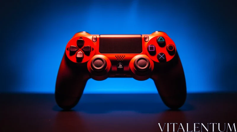 Red PlayStation 4 Controller - Product Showcase AI Image