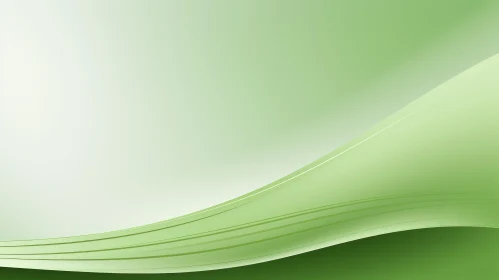 Green Gradient Wave Background