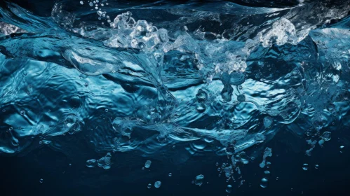 Clear Blue Water Surface View