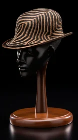 Stylish 3D Mannequin Rendering with Fedora Hat