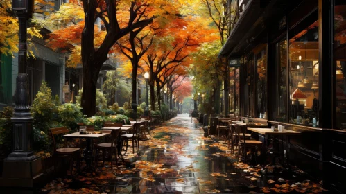 Tranquil Autumn Cityscape