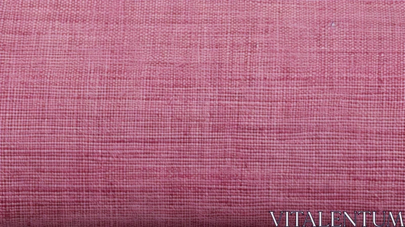 Pink Fabric Texture Close-up AI Image