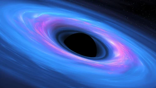 Cosmic Phenomenon: Black Hole and Accretion Disk