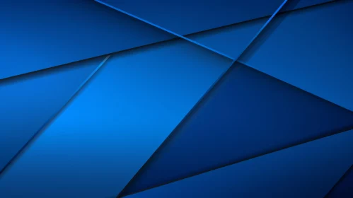 Blue Abstract Geometric Shapes Vector Illustration
